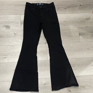 Hollister Black Flare Jeans for Women